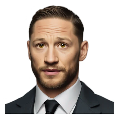 Tom Hardy wearing suit sticker