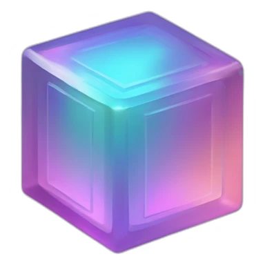 Pastel Gradient Hue Bismuth Orb sticker