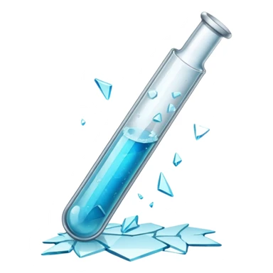Broken Test Tube sticker