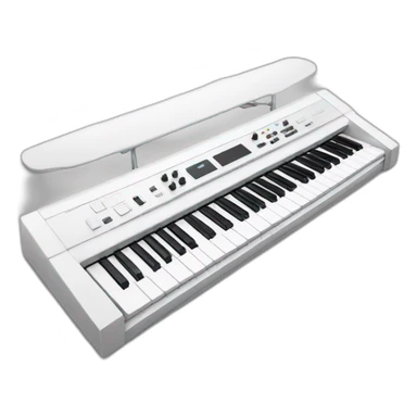 white synthesizer sticker