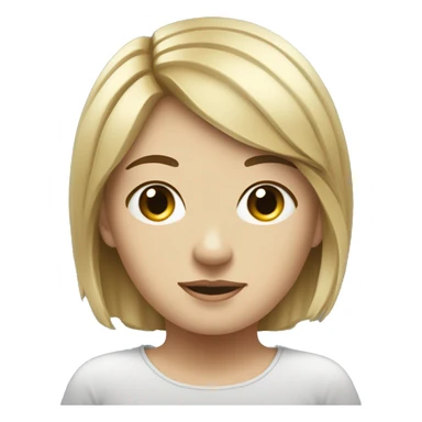 Balancing mind and technology a girl with technical concept only face proper balance should be understood  sticker