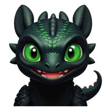 Toothless from how to train your dragon sticker