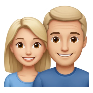 beautiful loving couple sticker