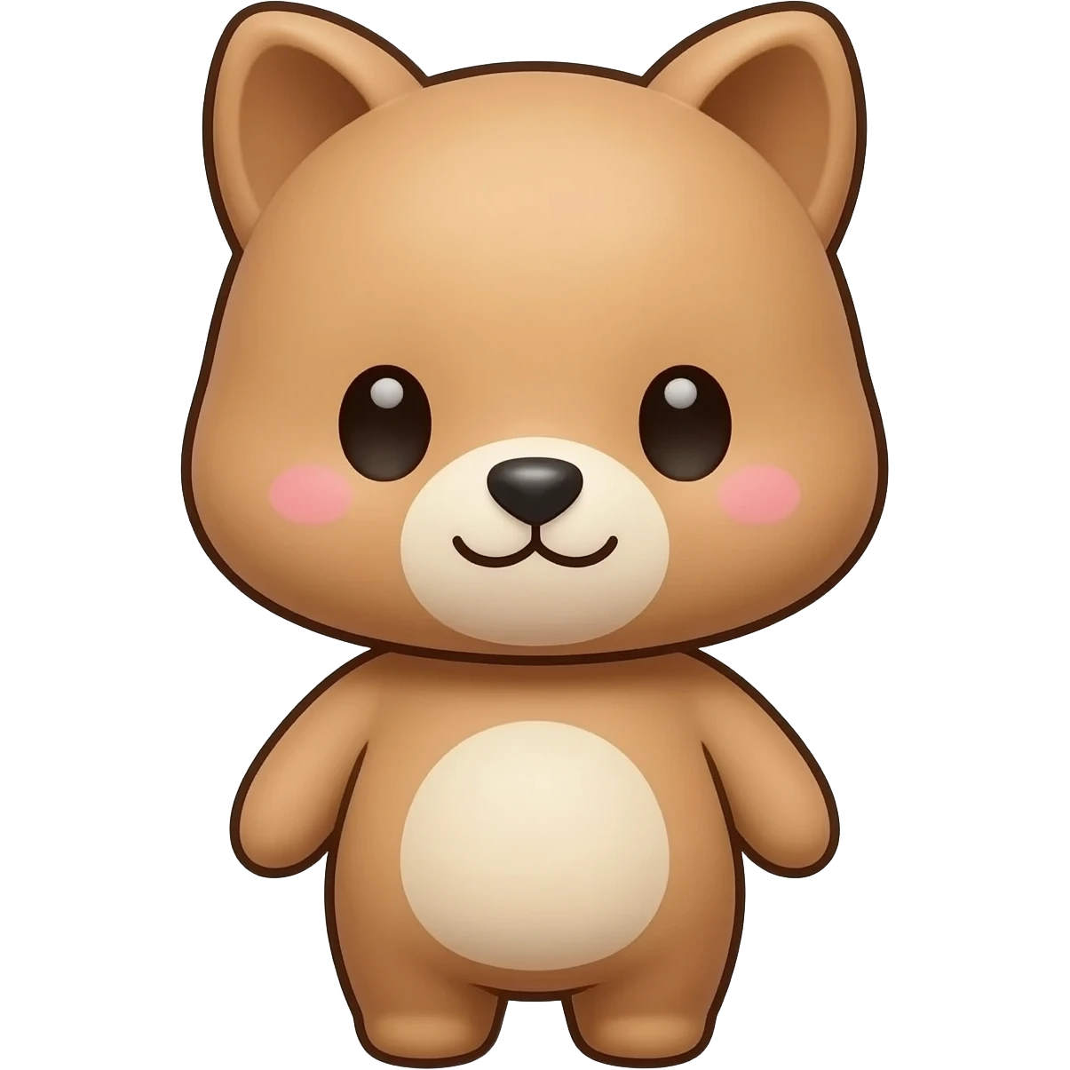 Quiero un emoji Kawaii de animal emoji