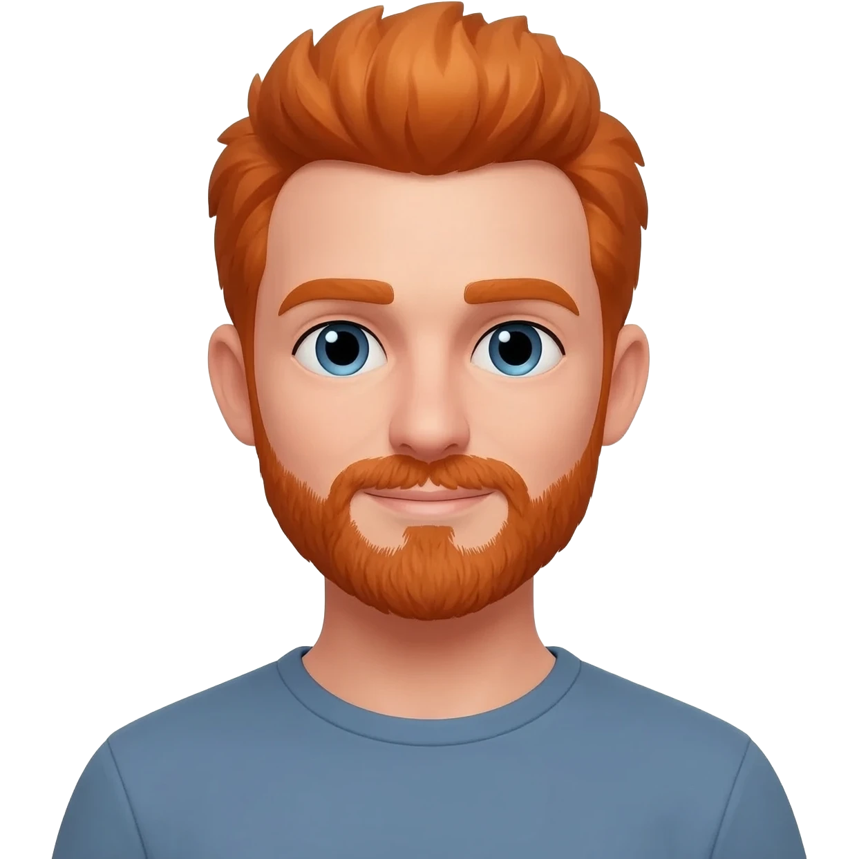 34 year old male with red hair and beard emoji