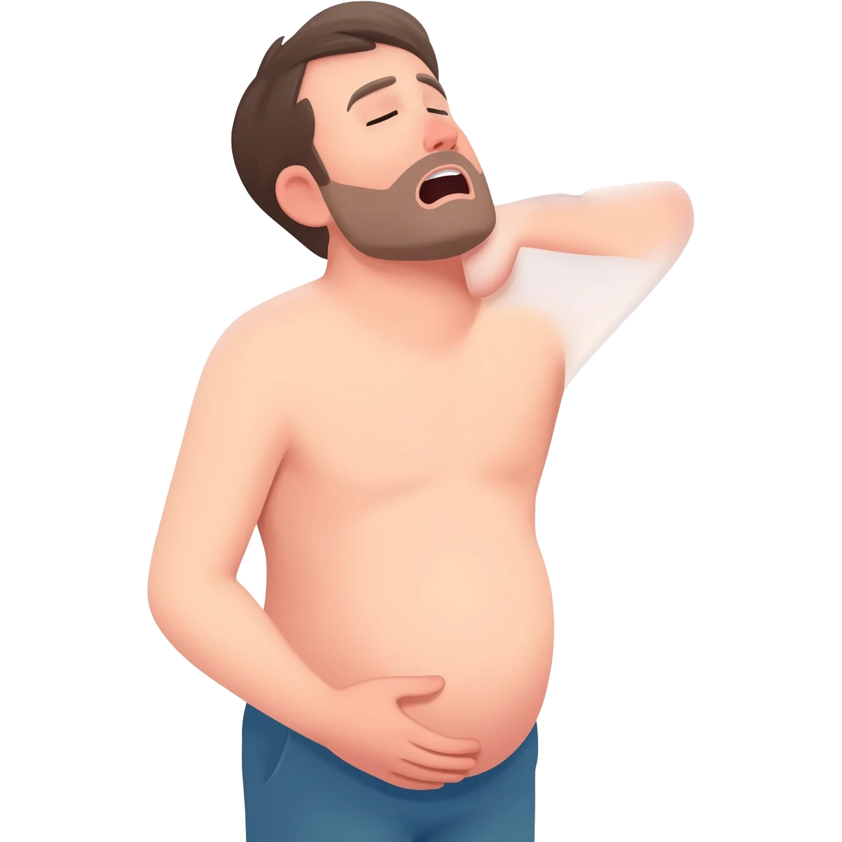 pregnant man barfing emoji
