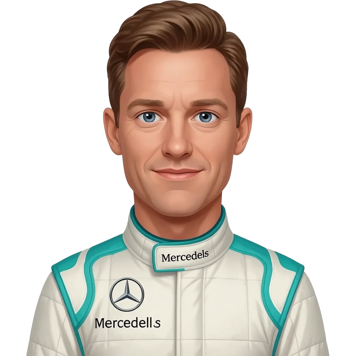 George russell in race suit mercedes f1 emoji