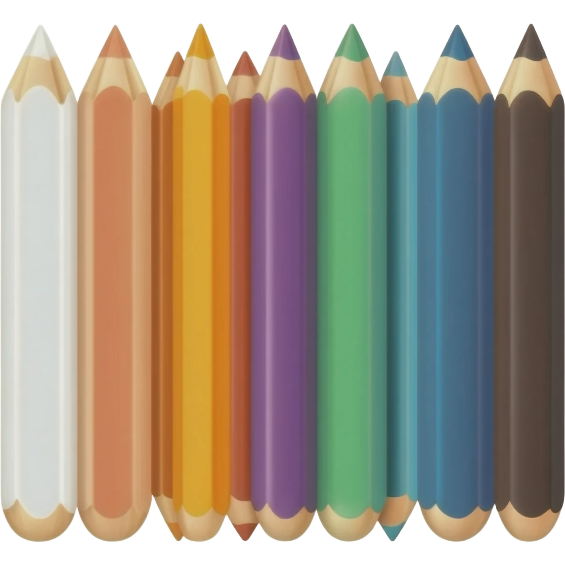colored pencils emoji