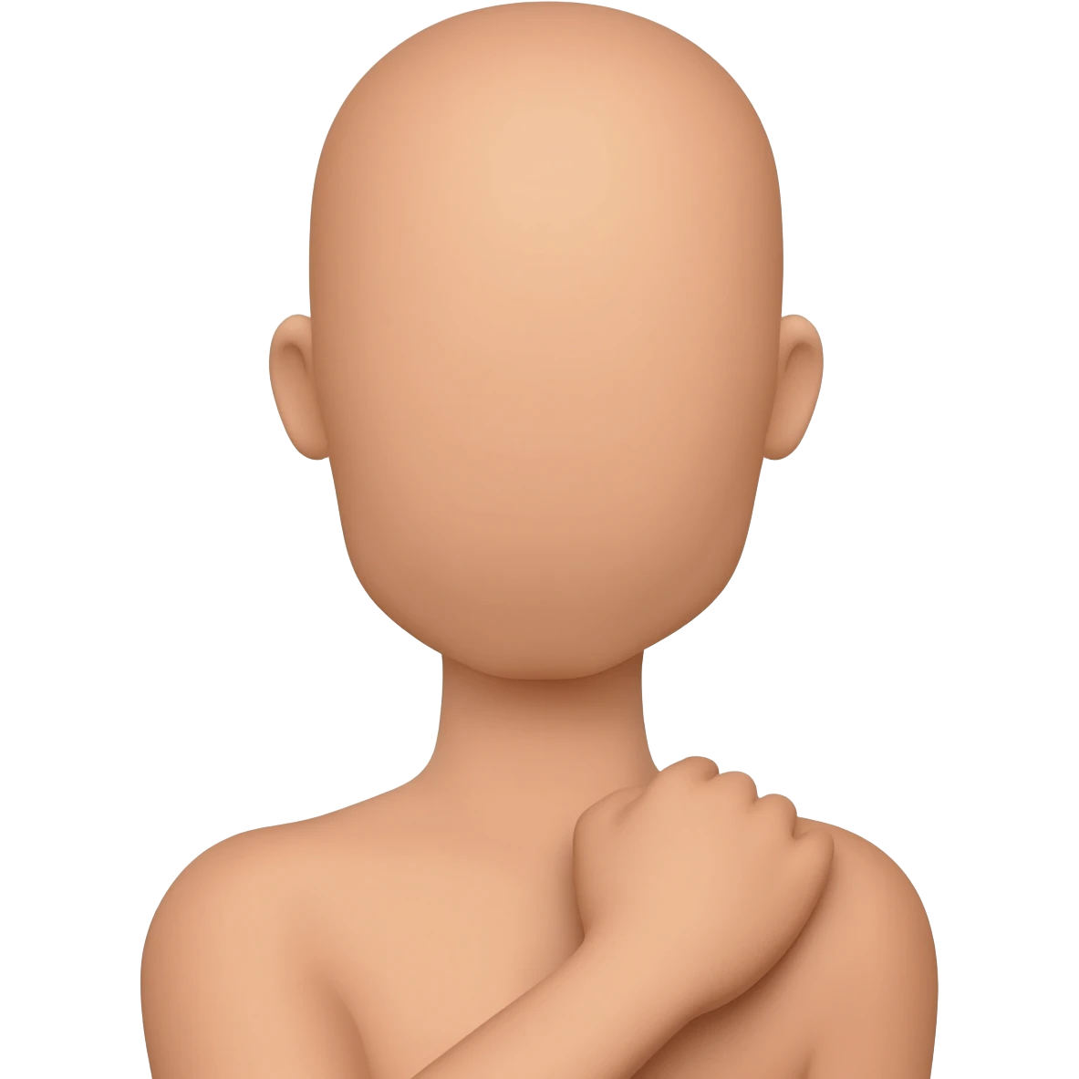 Bald shrugging emoji emoji