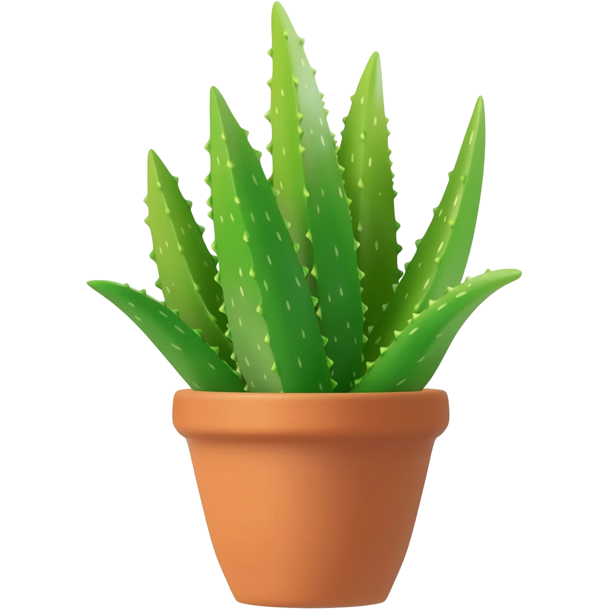 aloe vera hanging plant pot emoji
