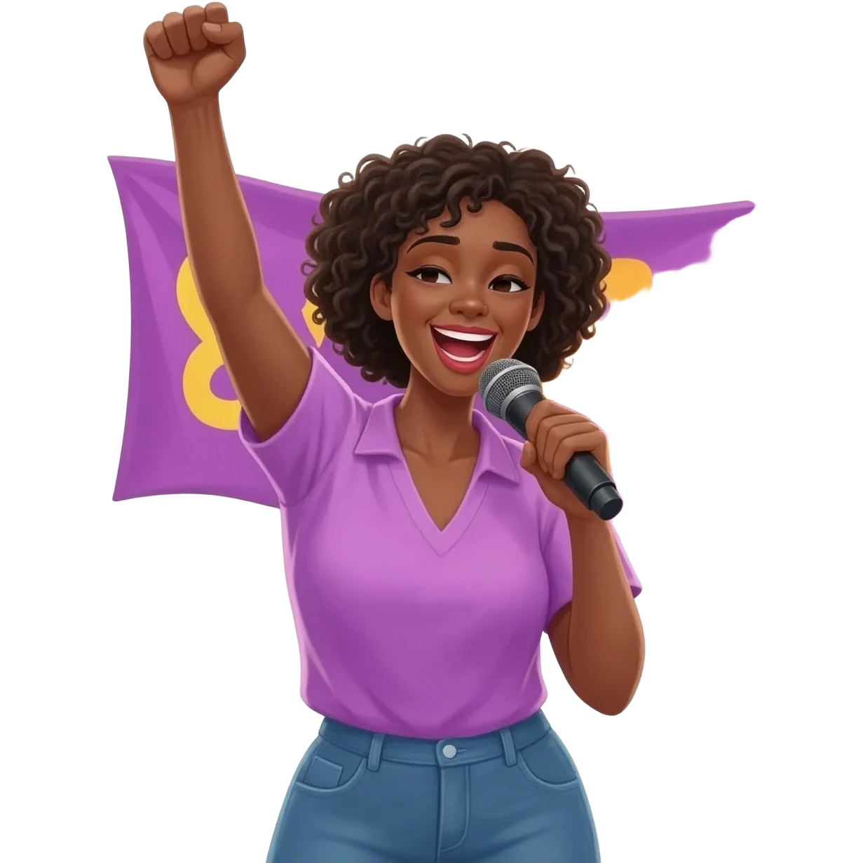 sing women's rights emoji