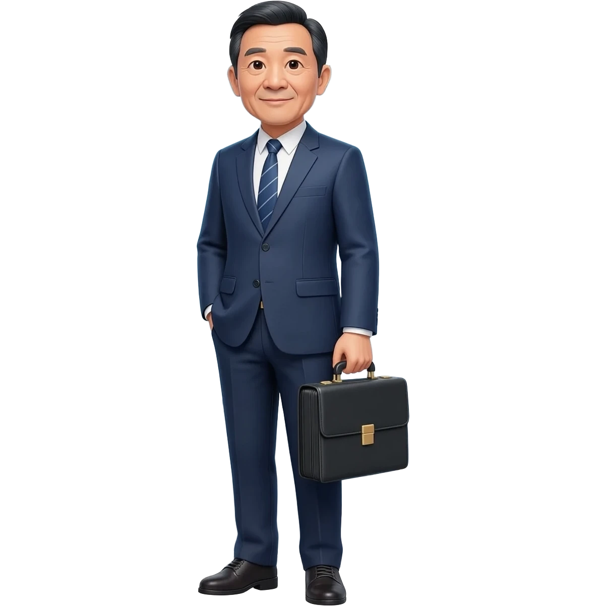 ASIAN MIDDLE AGED OFFICE WORKER emoji