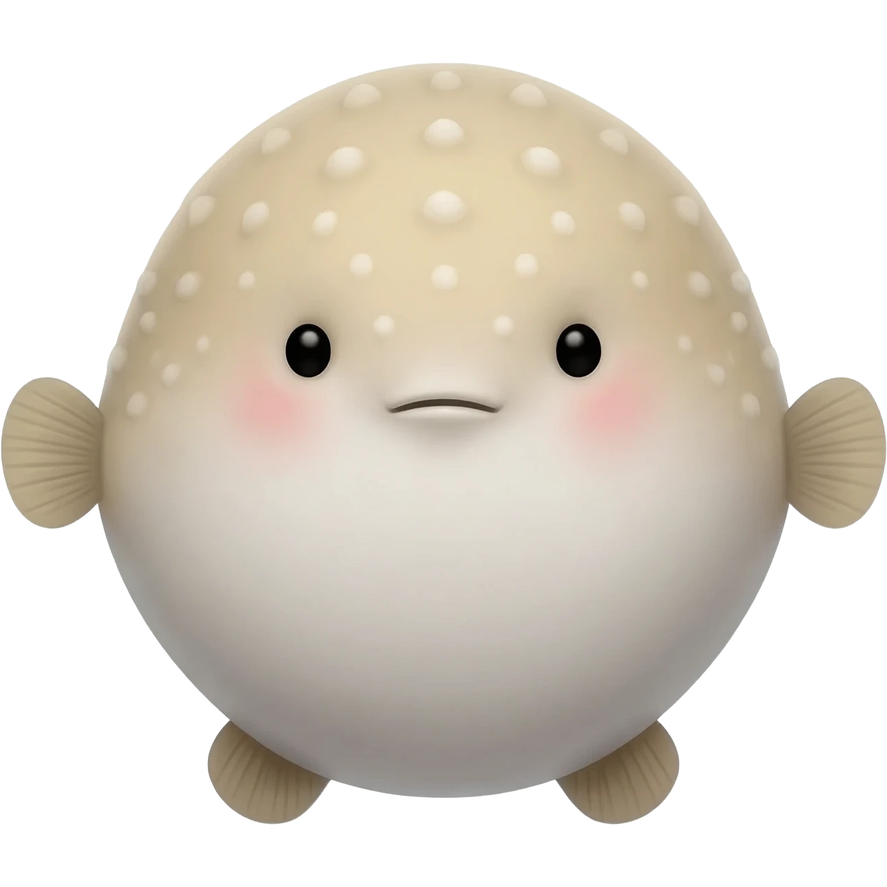 Cute blobfish emoji