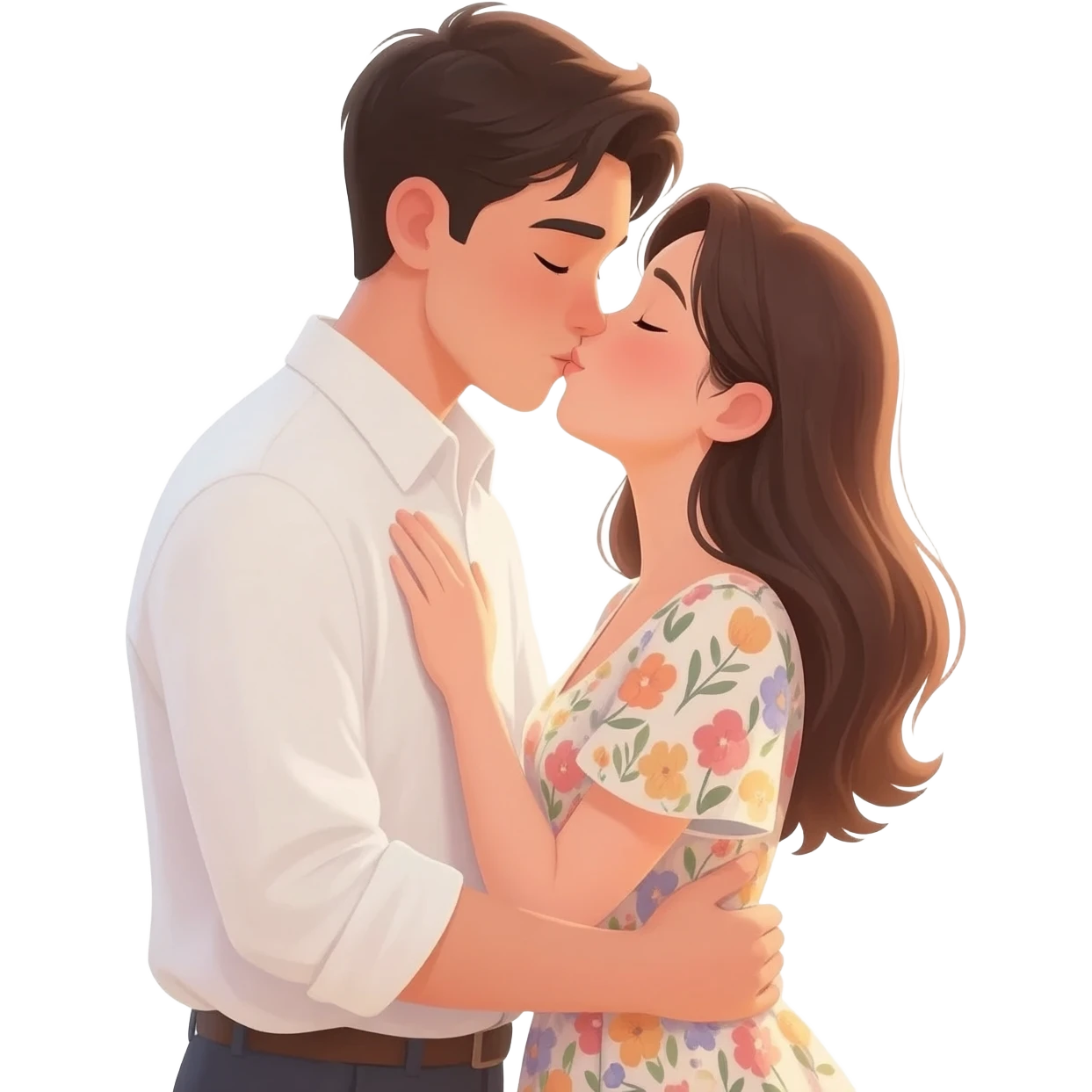 kissing my girl emoji