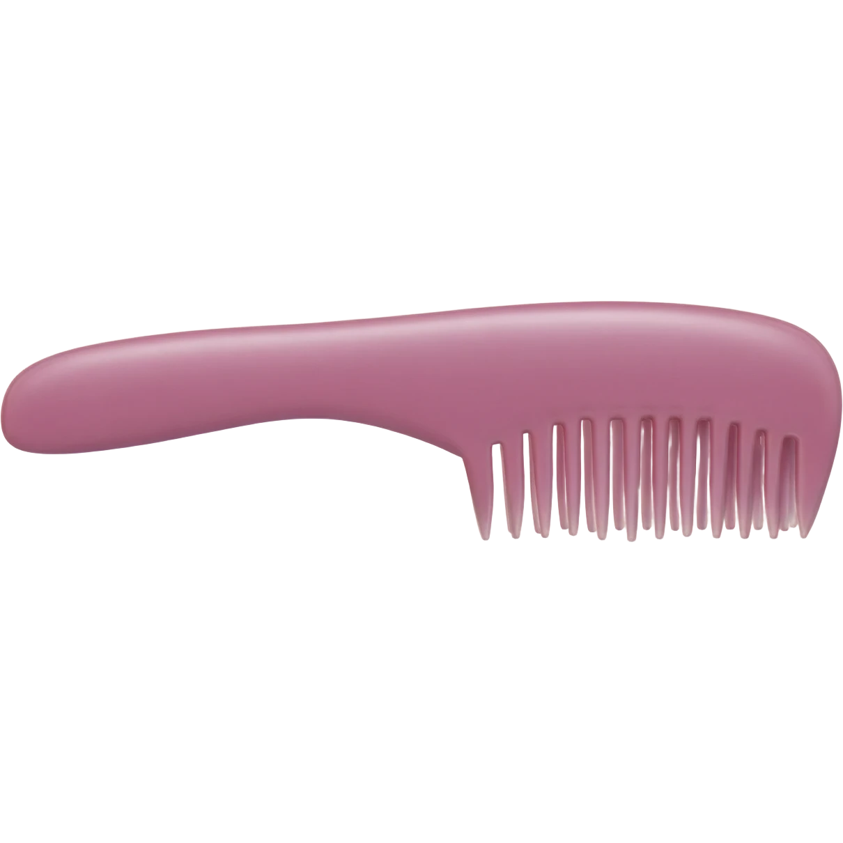 Свело розовая расческа для волос emoji