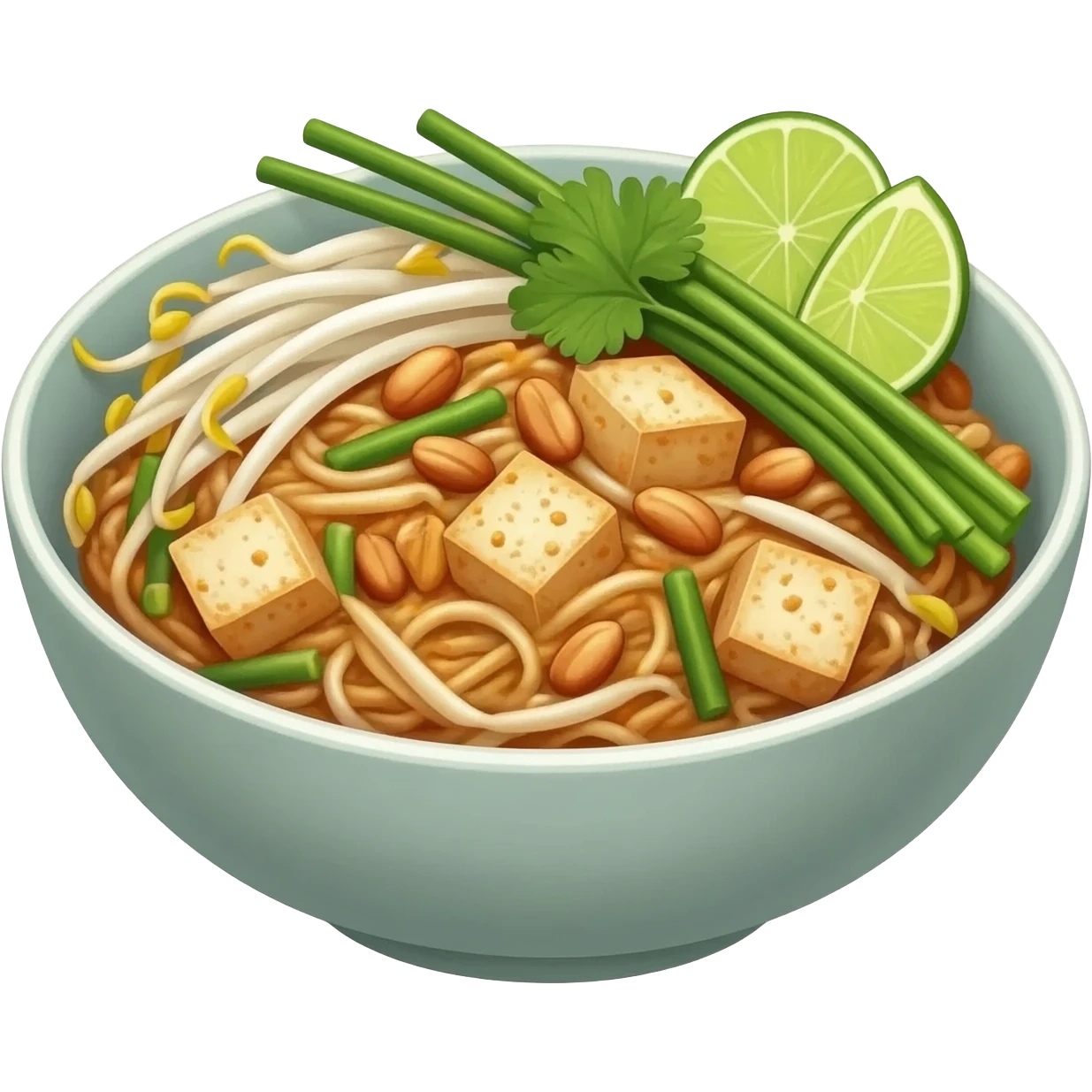 pad thai tofu emoji