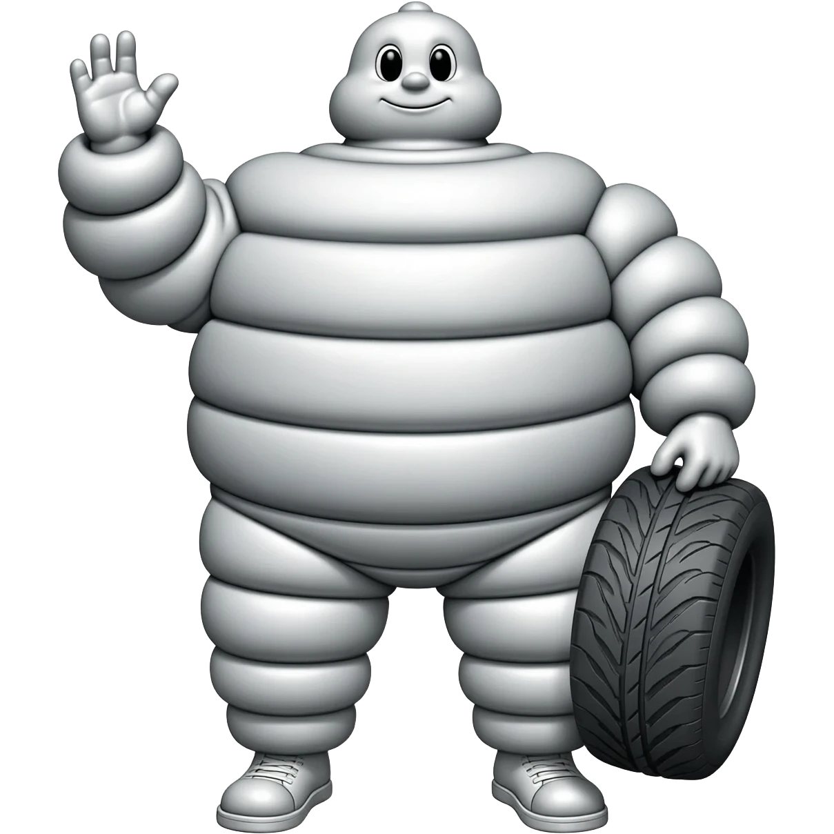 fat Michelin rubber tyre man emoji
