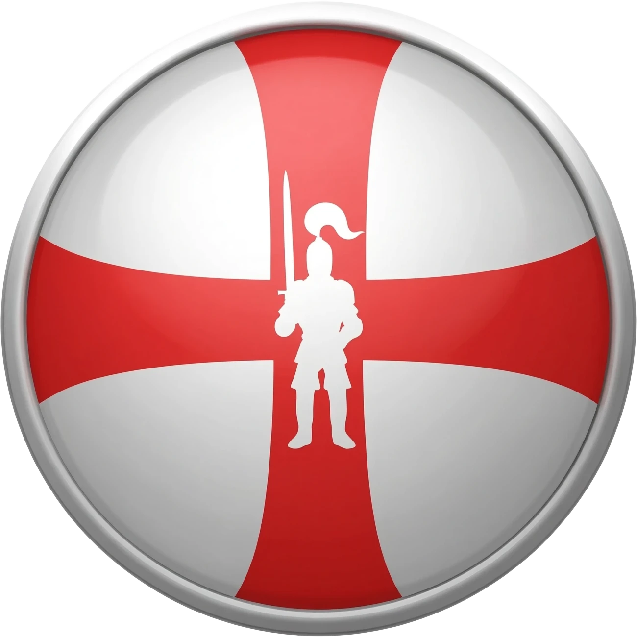 White knight templar cross emoji