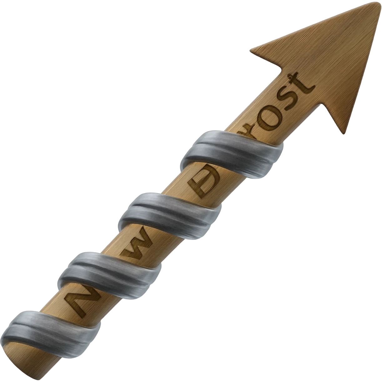 a twisted arrow with the inscription "Новый пост" emoji