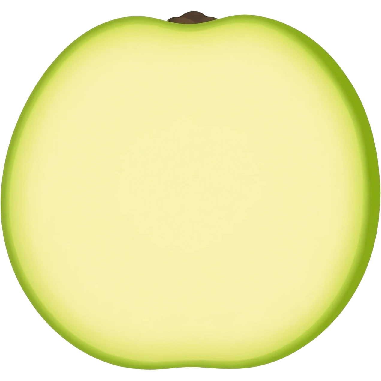 Chikoo cut fruit emoji emoji