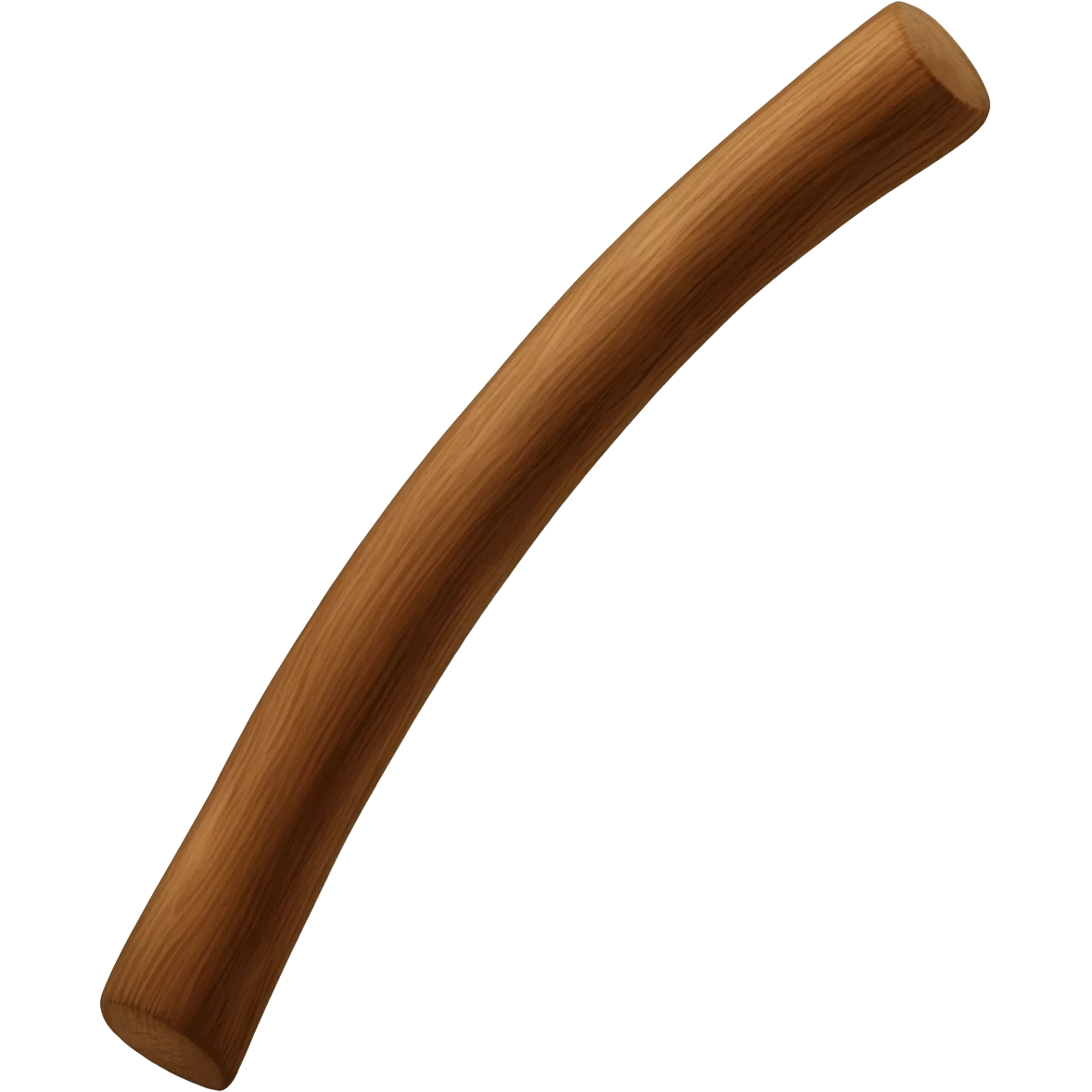 a wooden stick emoji style emoji