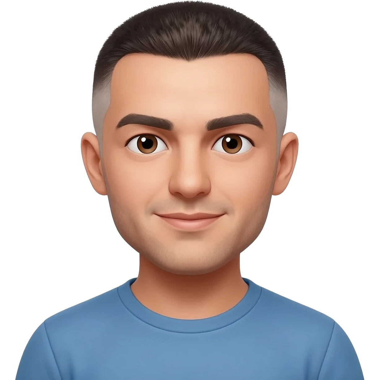 Turkish man fade hair cut 30 year old  emoji