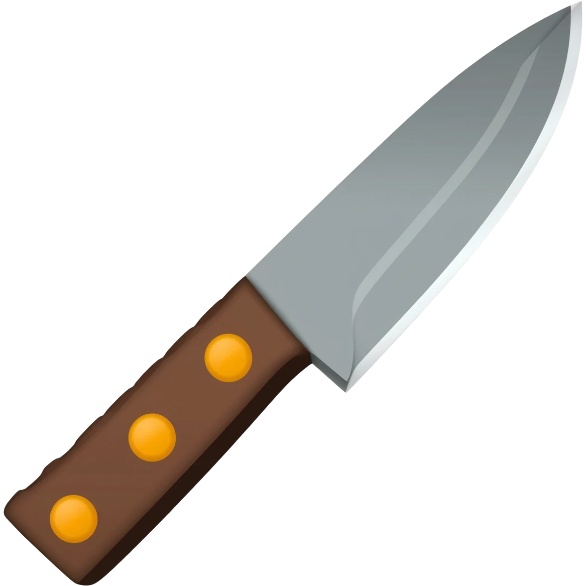 a KNIFE WITH very basic iconography emoji