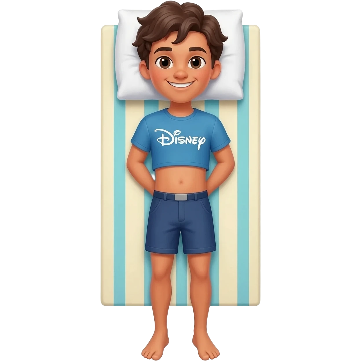 sunbathing in disney emoji