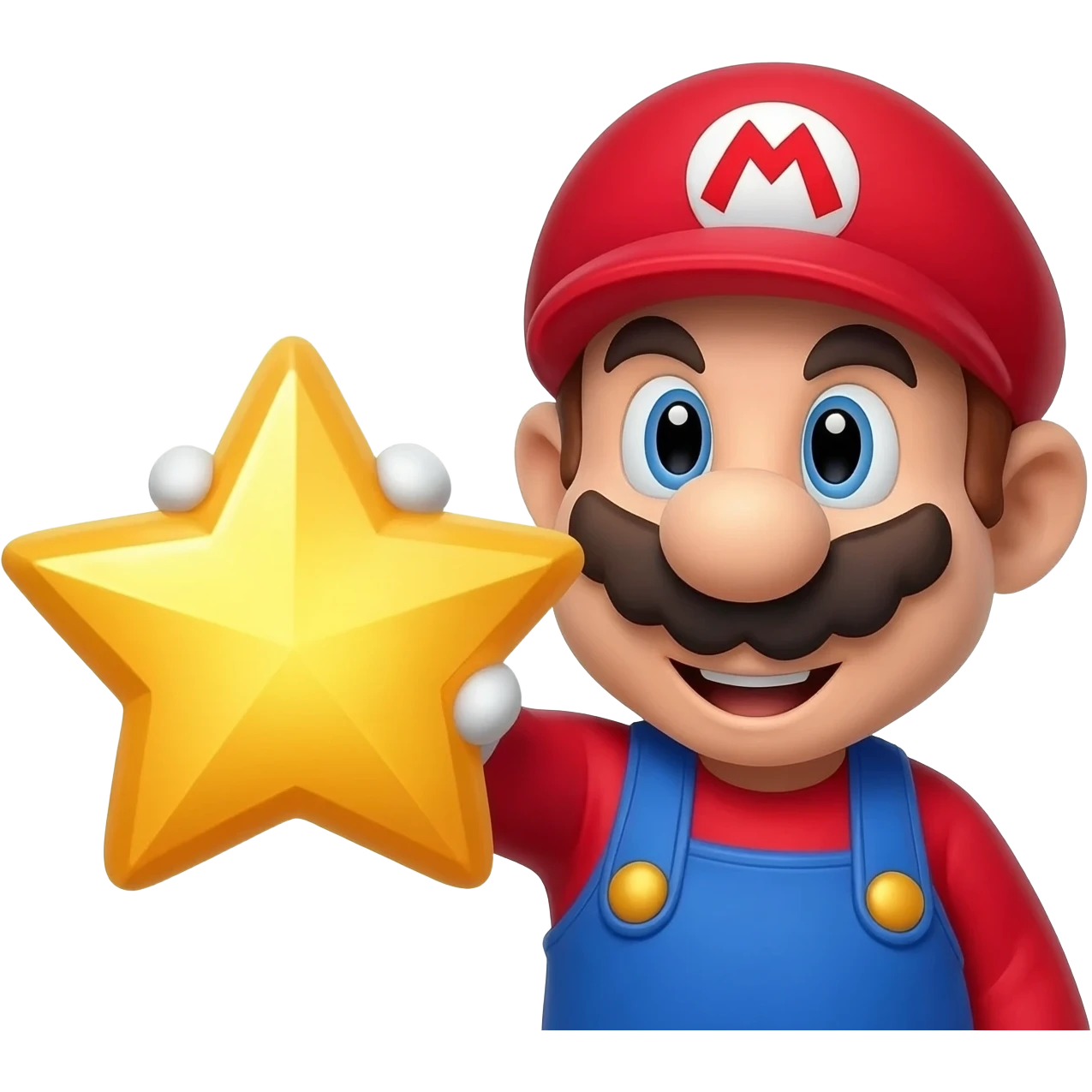 mario with star emoji
