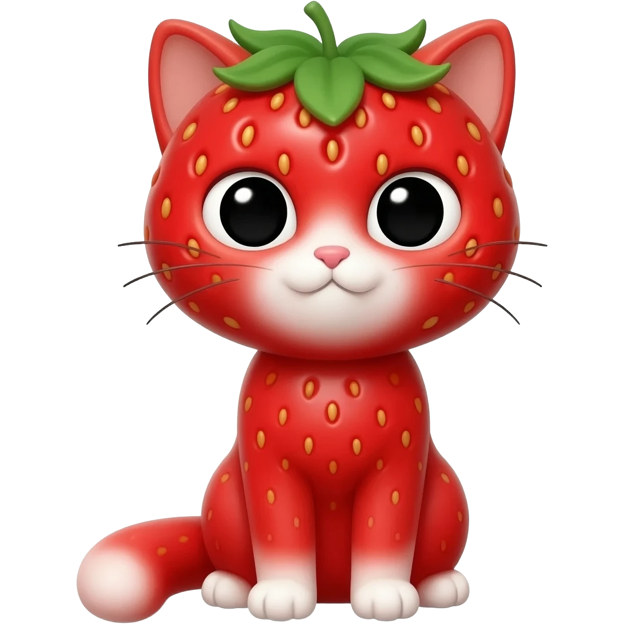 딸기 고양이 emoji