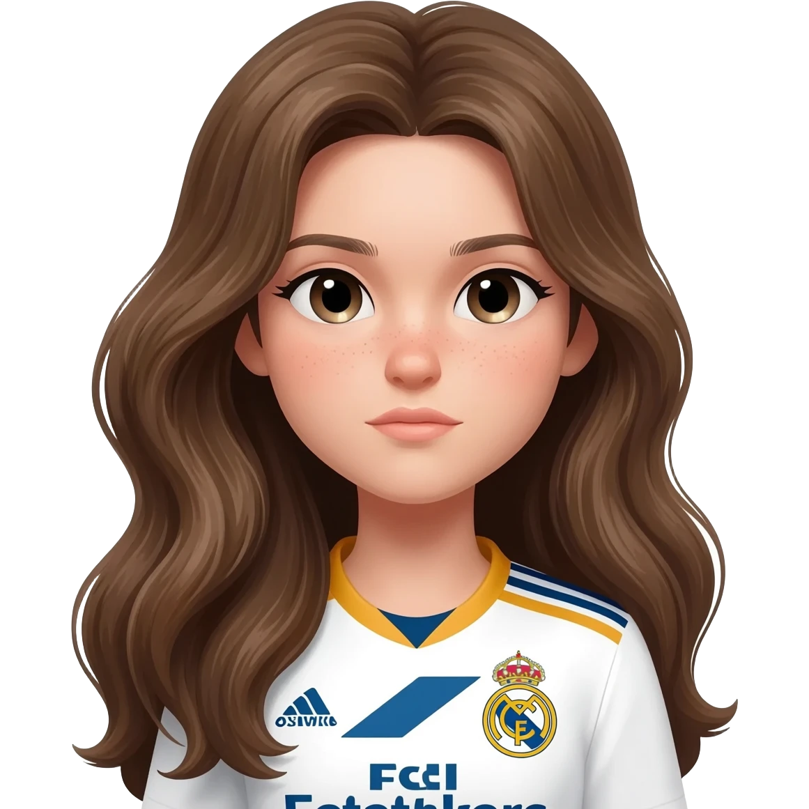 انشاء بنات ريال مدريد شعر طويل emoji