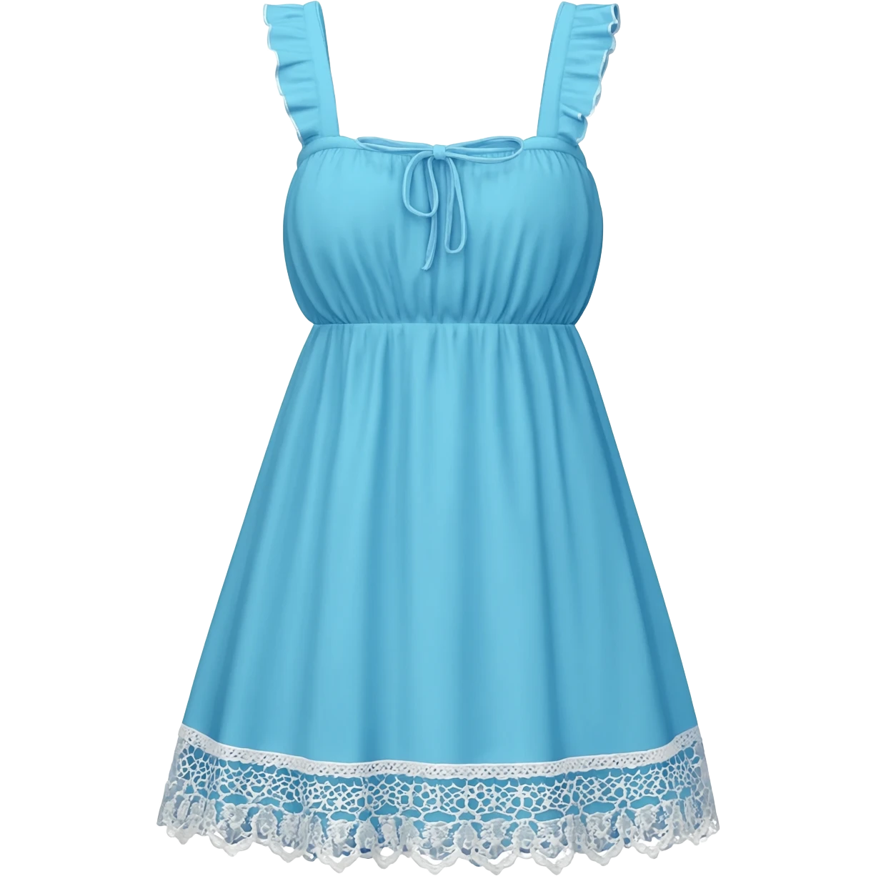 light blue dress emoji