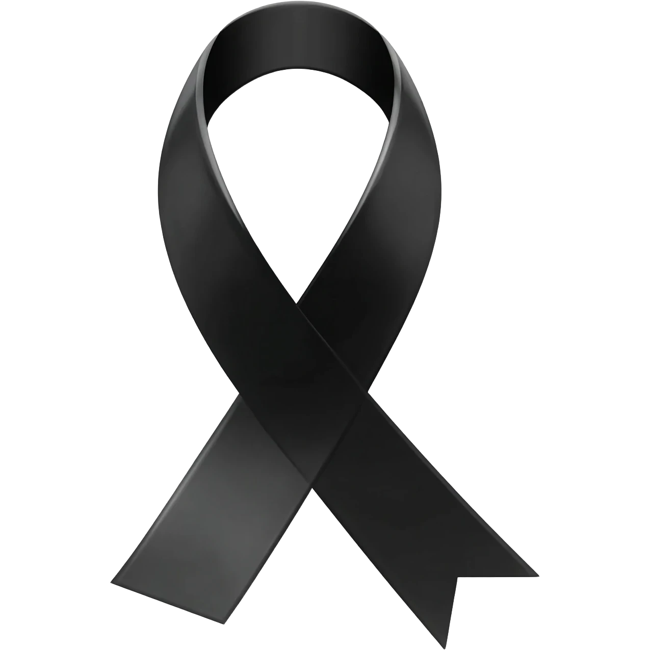 Lazo negro de luto emoji