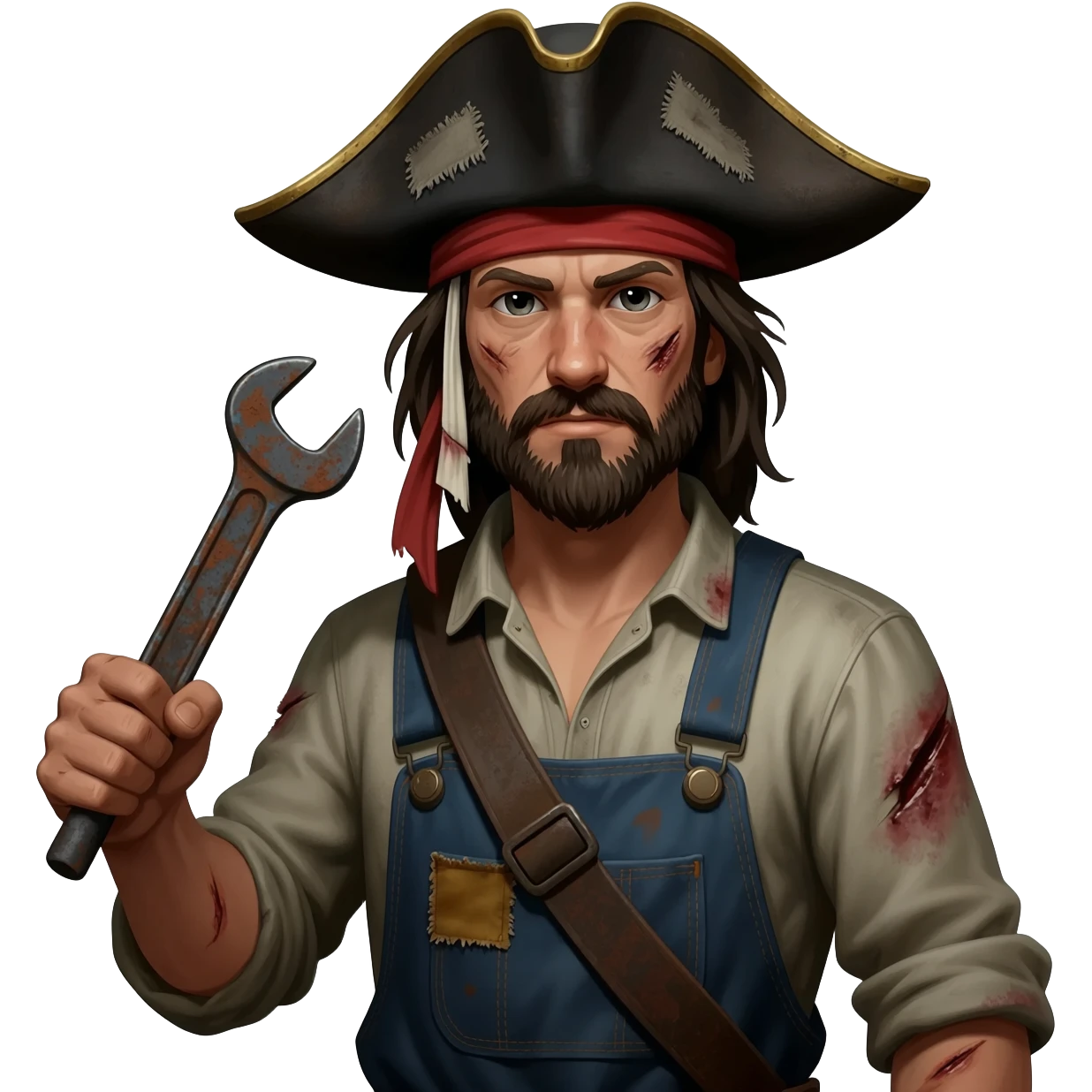 pirate factory worker emoji