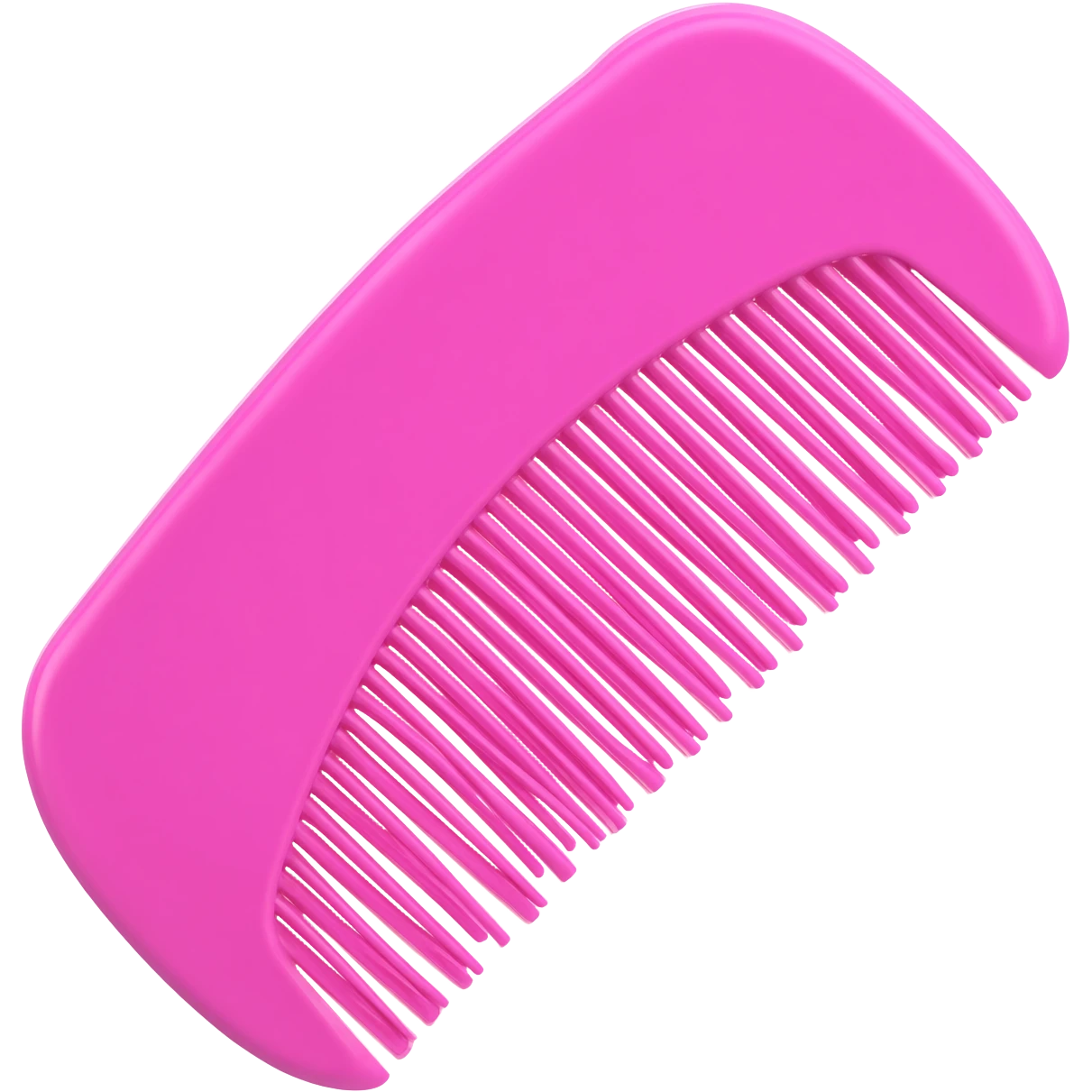 Свело розовая массажная расческа для волос emoji