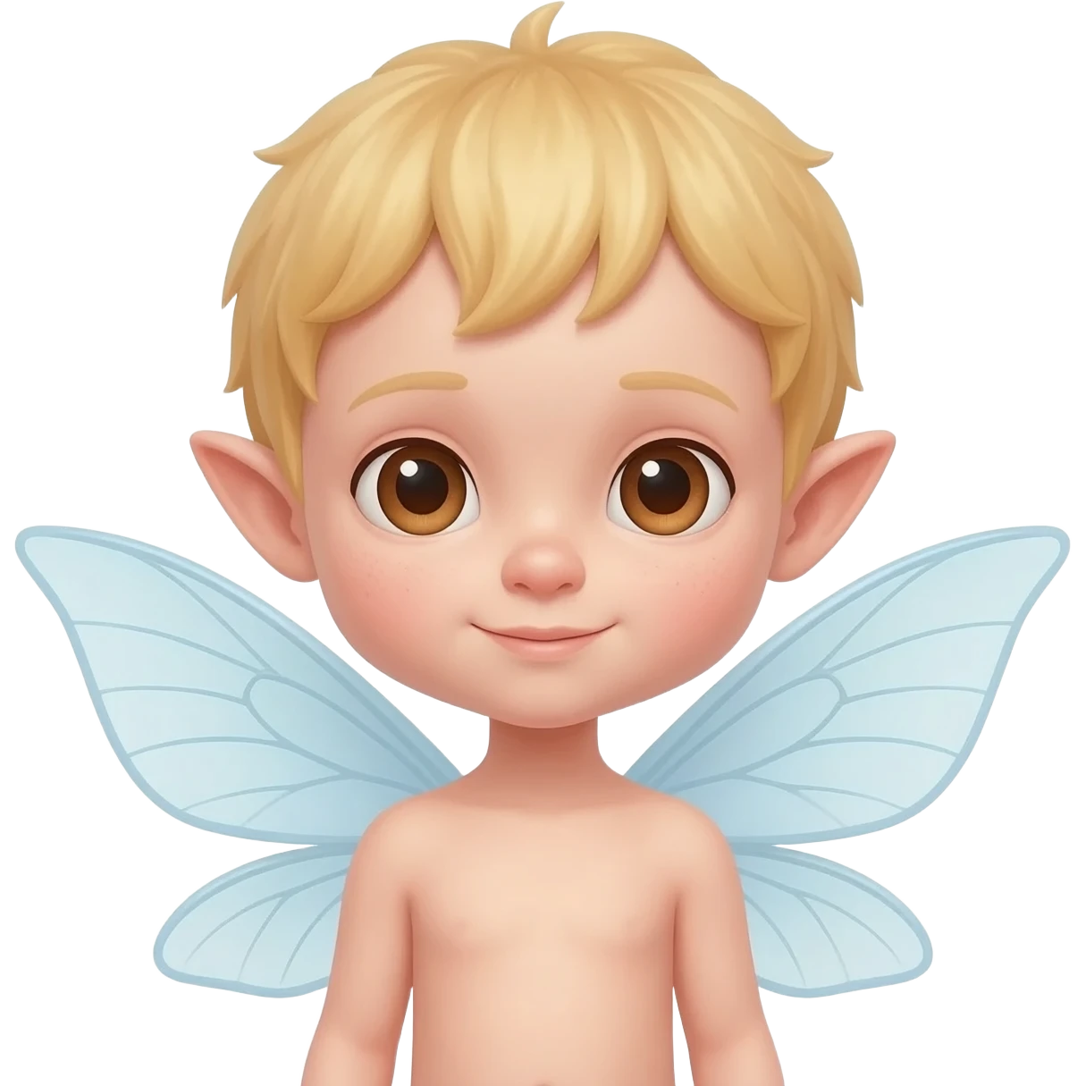 baby elf without any hat emoji