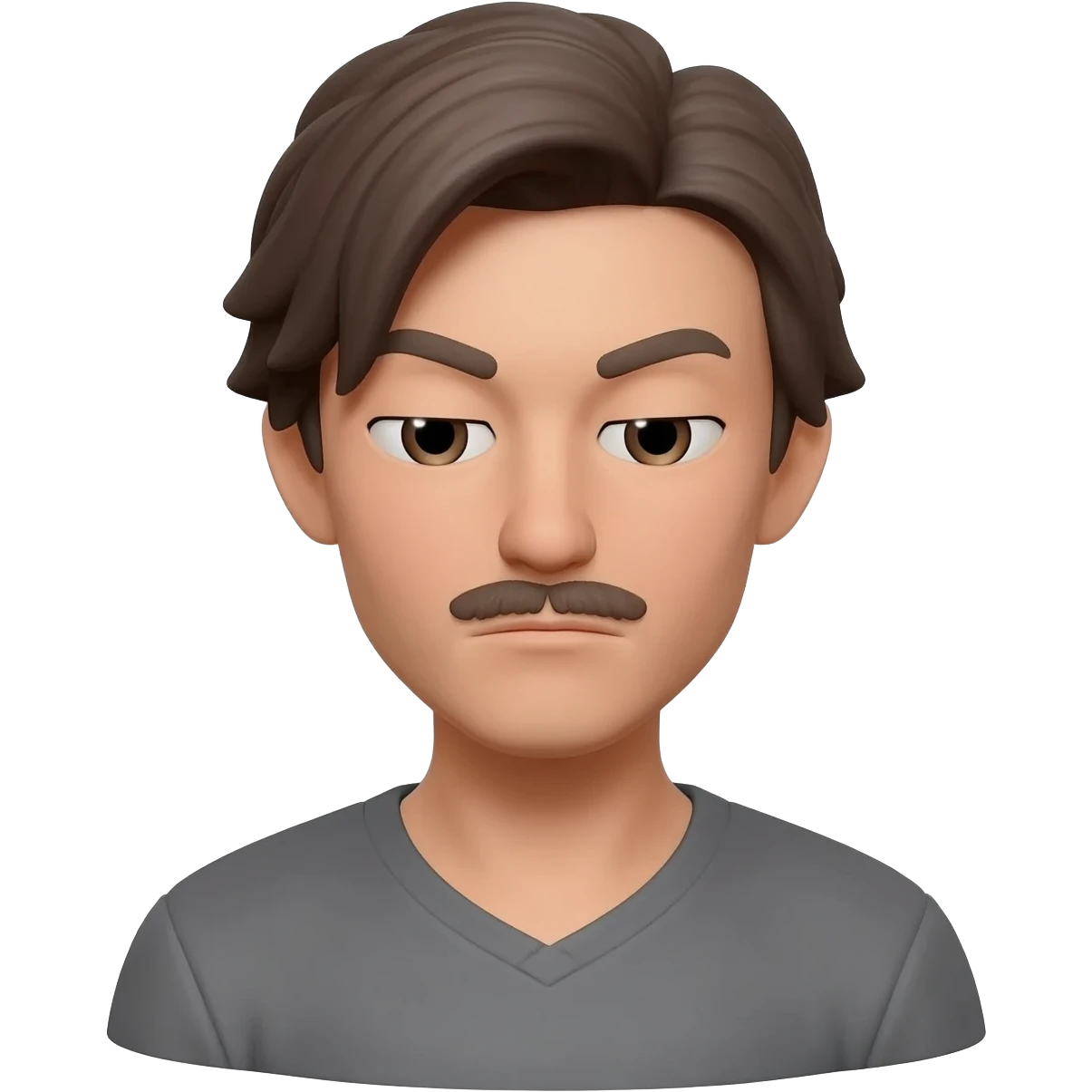 looking down on models emoji