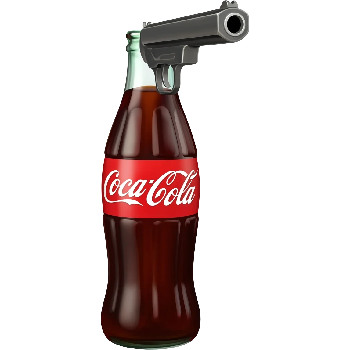 Gun to the head Coca-cola emoji emoji
