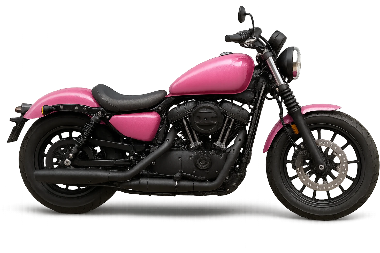 pink motorcycle emoji