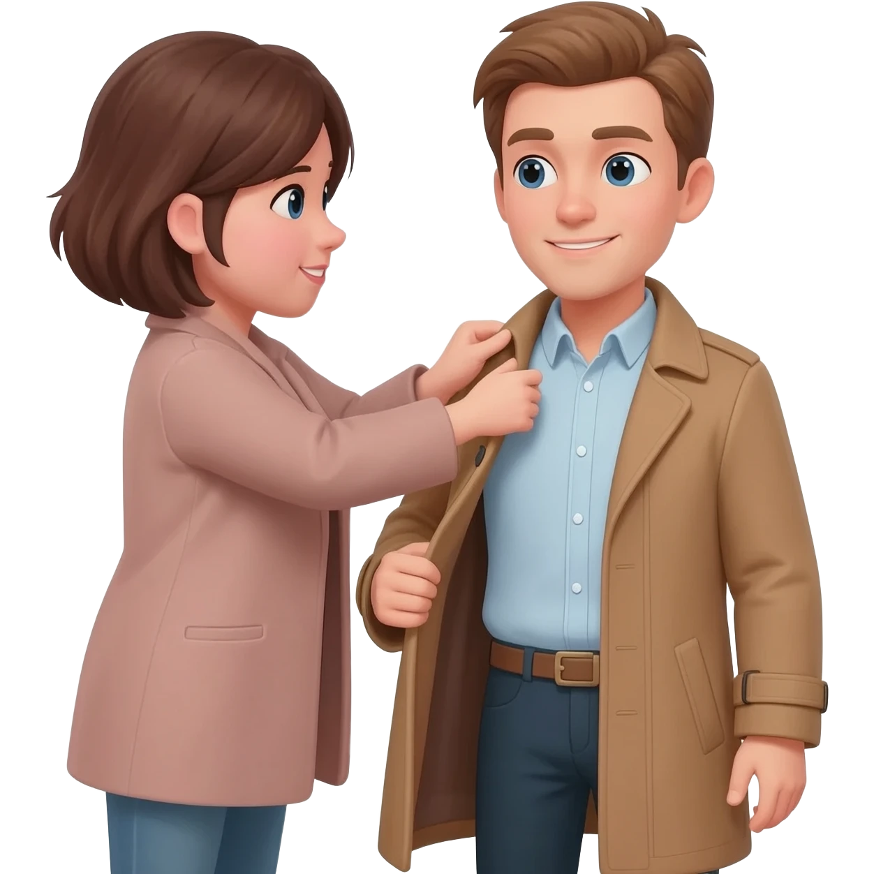 lui mettre un manteau emoji