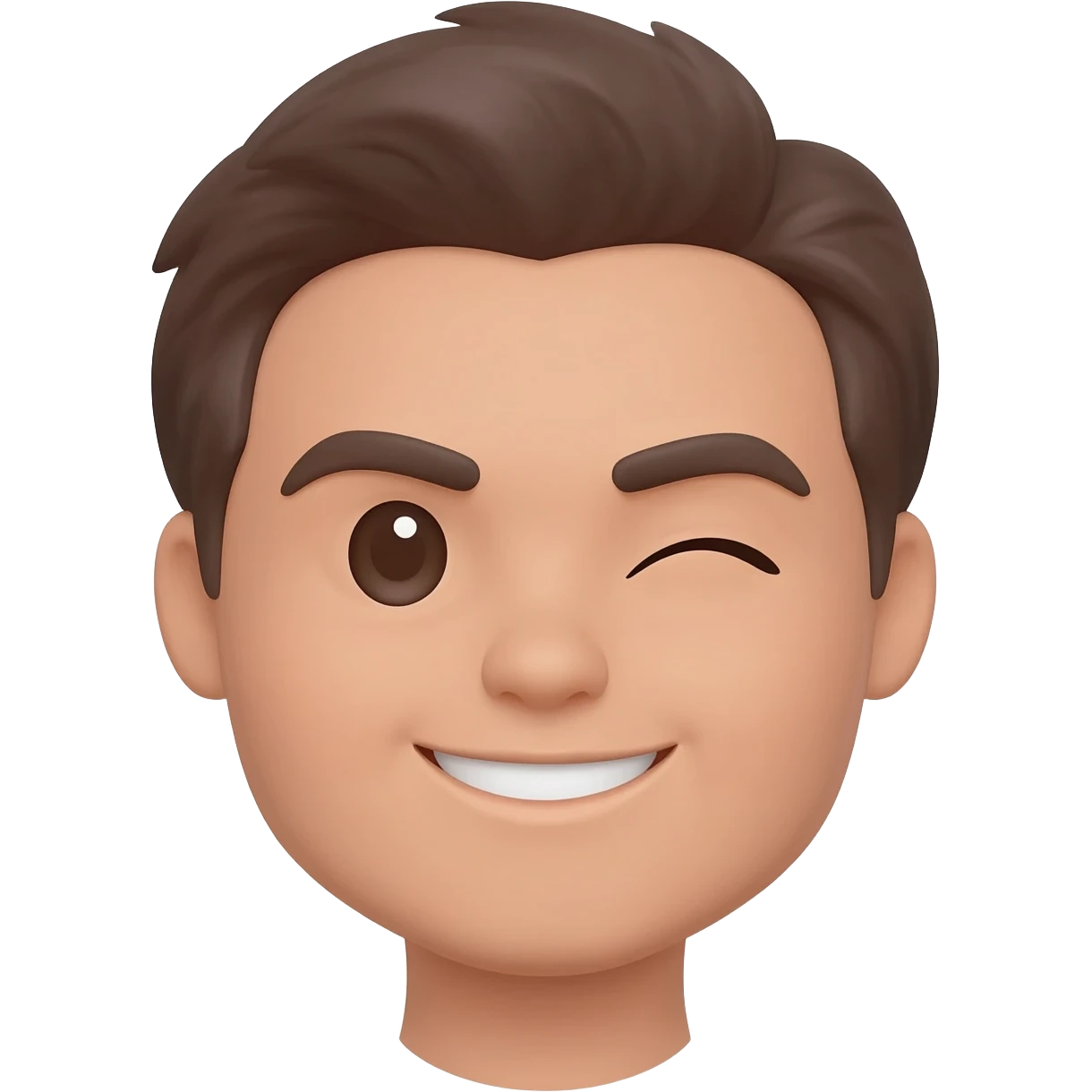 winked and smiled emoji