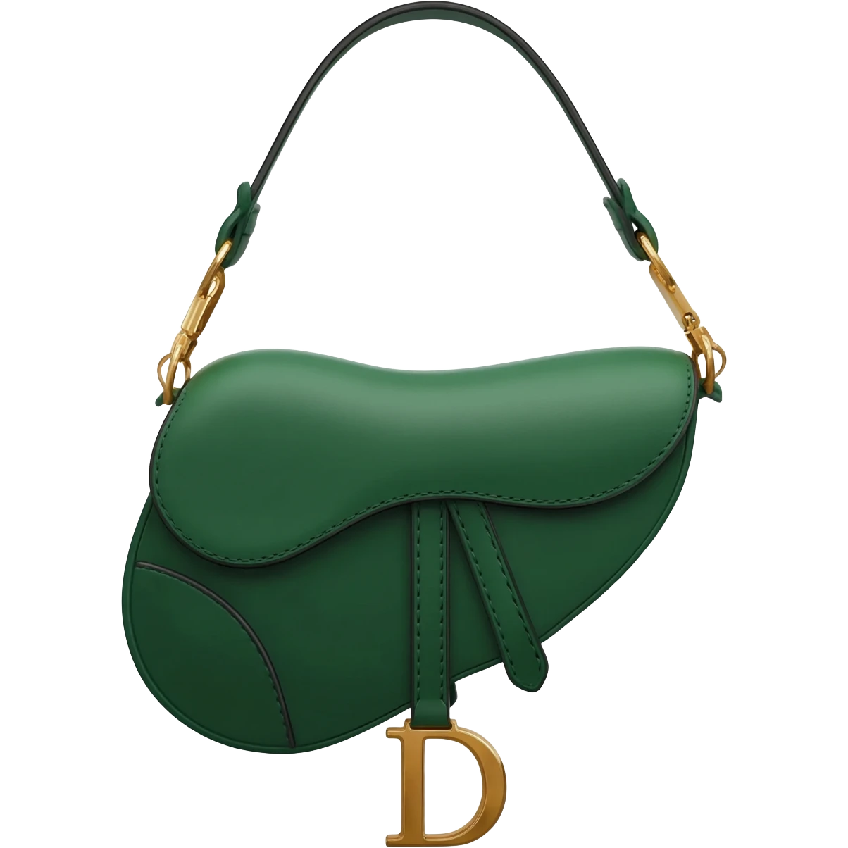 green dior saddle bag emoji