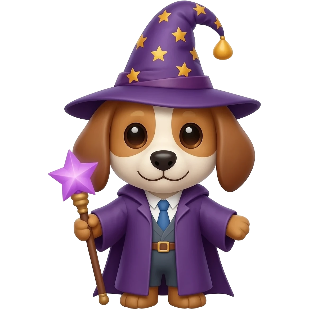 Dog wizard emoji