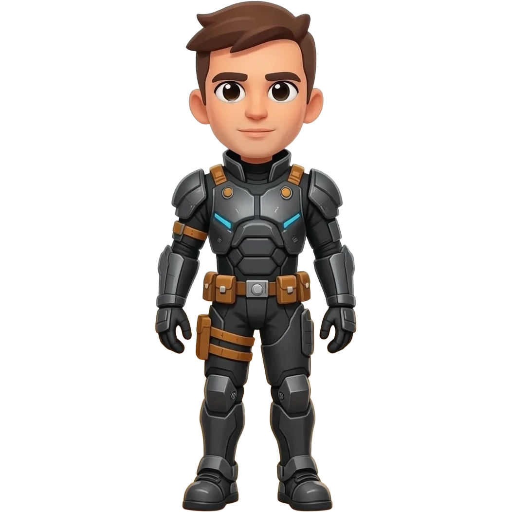 3d Cypherpunk in the desert omguy armor emoji