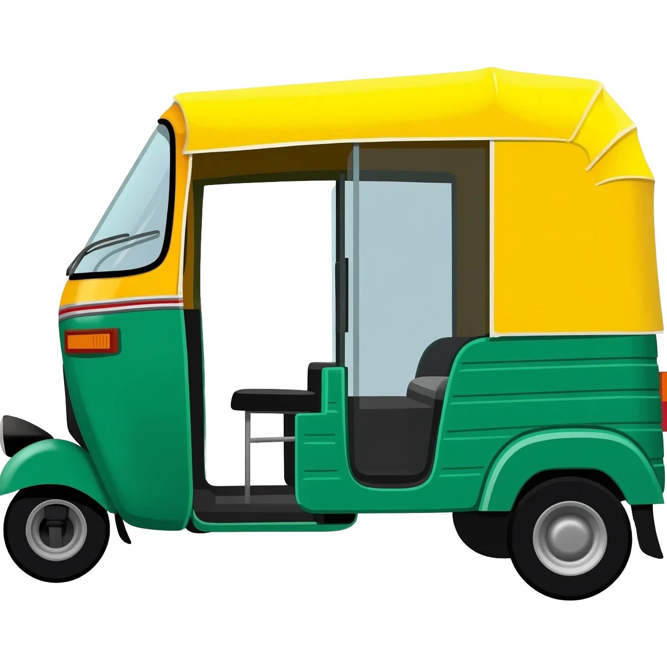 Delhi Yellow Green Auto emoji