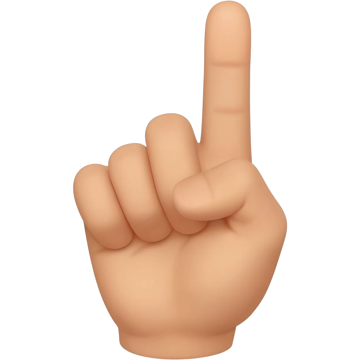 Index finger rubs emoji