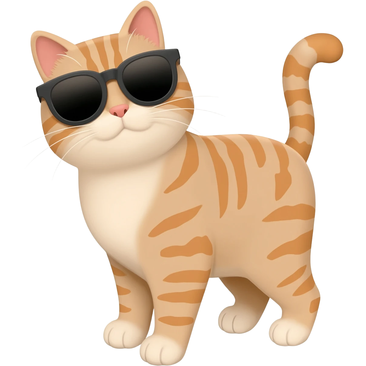 Cat wearing sunglasses emoji