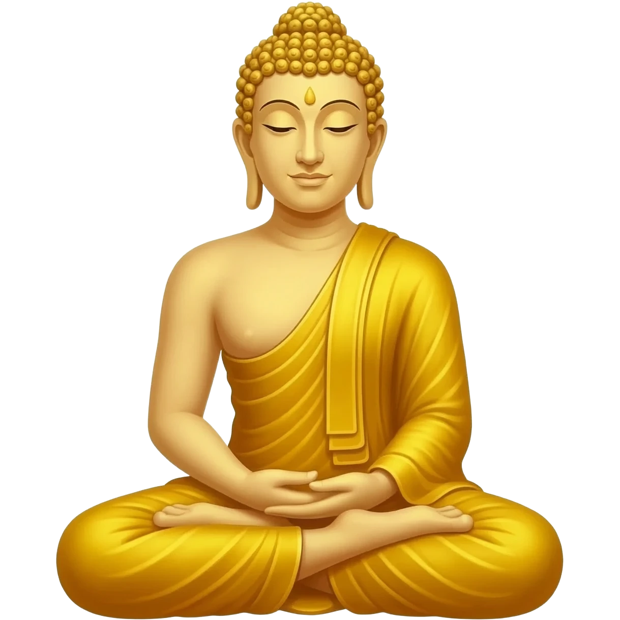 The reclining Buddha emoji