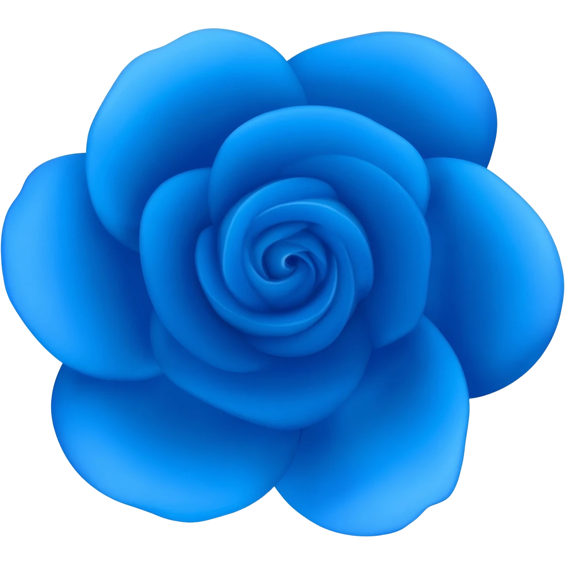 uma rosa da cor azul igual do kaiser emoji