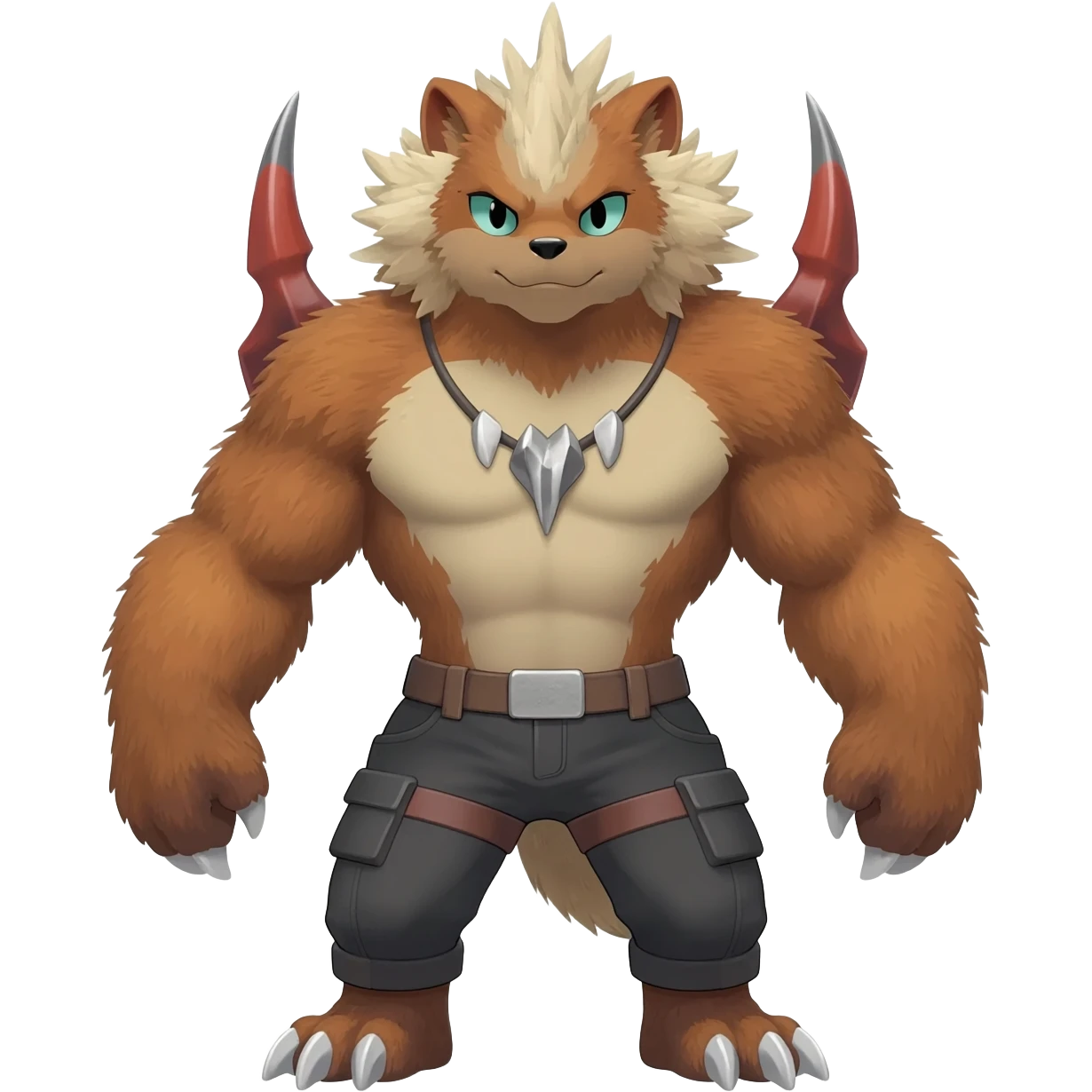  Furry anthropomorphic cute tough cool Noibat-Noivern-Trico-Scyther-Nargacuga-Litten-Hybrid emoji